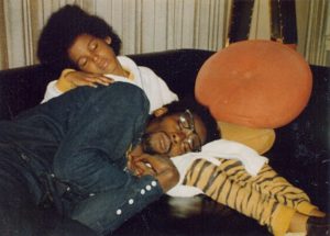 David Ruffin with his son David Ruffin Jr.