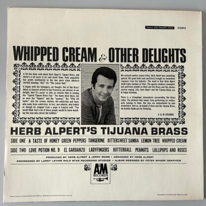 Herb Alpert's Tijuana Brass – Whipped Cream & Other Delights - Image 2