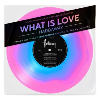 Haddaway: What Is Love - EP (The Unlimited Love Edition) (remastered) (Pink/Purple Swirl Vinyl) auf Single 10"